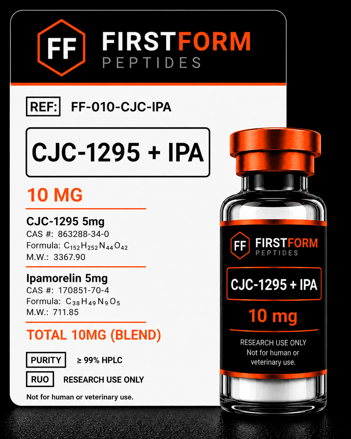 CJC-1295 + Ipamorelin 10 mg