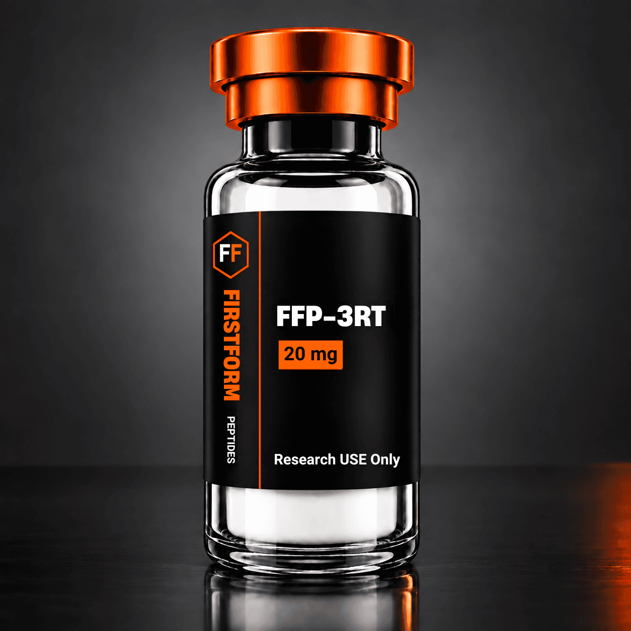 FirstForm Peptides research compound vial