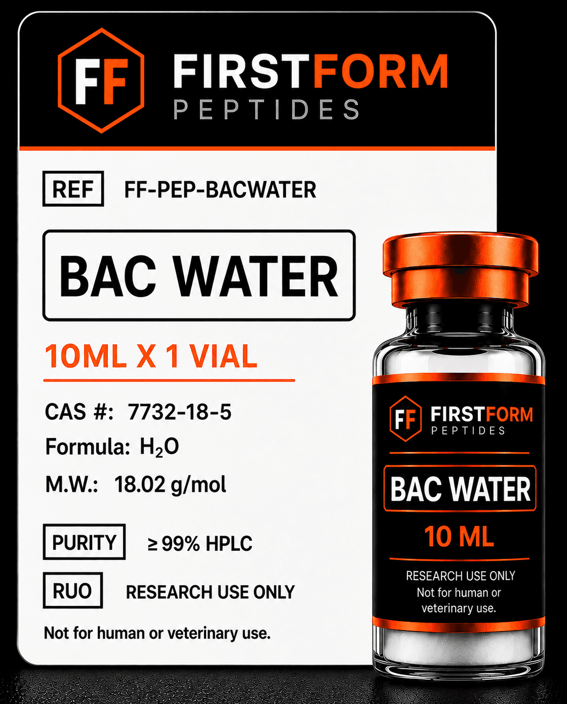 BAC Water 10 mL
